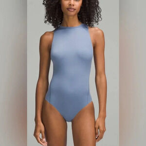 NWT Lululemon Wundermost Ultra-Soft Nulu High-Neck Sleeveless Bodysuit top XS/4